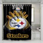 pittsburgh steelers football shower curtains 0