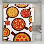 pizza fast food italian food shower curtains 0