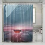 plane futuristic blade runner shower curtains 0
