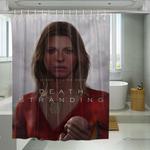 playstation 4 a hideo kojima game death stranding shower curtains 0