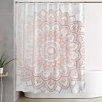 pleasure rose gold shower curtain 0