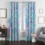 pokemon character monster blue window curtain 0