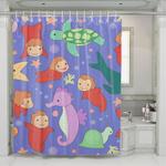 ponyo under the sea shower curtains 0