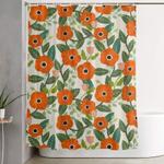 poppies shower curtain 0