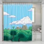 popular place adventure time shower curtains 0