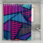 portrait vertical pattern gradient shower curtains 0