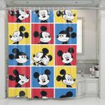 poses of mickey mouse shower curtains 0