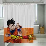 position goku dragon ball super shower curtains 0