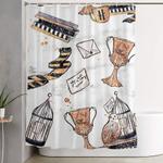 potter things shower curtain 0