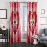 powepuff girls love window curtains 0