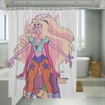pretty opal pastel colour shower curtains 0