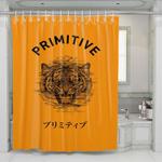 primitive tiger shower curtains 0