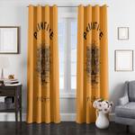 primitive tiger window curtains 0