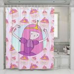 princess bubblegum adventure time shower curtains 0