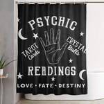psychic readings fortune teller art shower curtain 0
