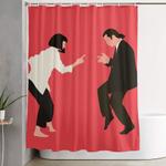 pulp fiction shower curtain 0