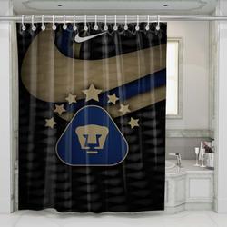 Pumas Unam Club De Football 1 Shower Curtain Set For Bathroom Decor Gift For Friends