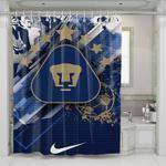 pumas unam futbol club 2 shower curtains 0