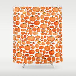 Pumpkins Shower Curtain Set Bathroom Set For Bathroom Decor Best Gift For Friends