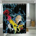 punch saitama with that face shower curtains 0