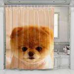 puppy dog cute shower curtains 0