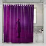 purple light blade runner 2049 shower curtains 0