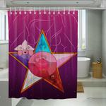 purple star steven universe shower curtains 0