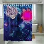 purple thunder dragon ball fusion shower curtains 0