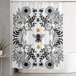 queen bee shower curtain 0