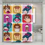 ralph breaks the internet avatar shower curtains 0
