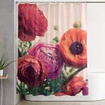 ranunculus shower curtain 0