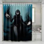 raven dc comics shower curtains 0