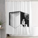 reading is dreaming with your eyes open shower curtain 0