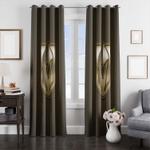 real golden vgk mono tone window curtain 0