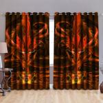 red dragon blackout curtains home decor family members and friends gift blackout window curtains 100 polyester 41 7 107 9 0