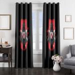 red light bloodhound window curtain 0