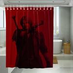 red light dante devil may cry shower curtains 0