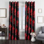red nerv neon genesis evangelion window curtain 0