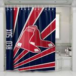 red sox shower curtains 0