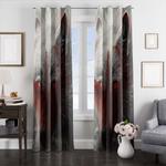 red wolf window curtains 0