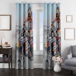 redbull racing snow competition window curtain 0