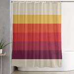 retro video cassette color palette shower curtain 0