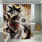 revolution black devil goku shower curtains 0