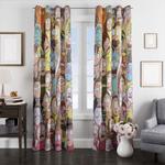 rick and morty alll character window curtains 0