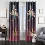 rick and morty falling window curtains 0