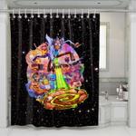 rick and morty galaxy shower curtains 0