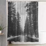 road trip iv yosemite california shower curtain 0