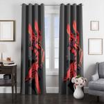 robbot from evangelion anime window curtain 0