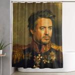 robert downey jr replaceface shower curtain 0