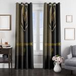 rock vegas golden knights window curtain 0